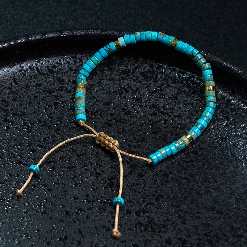 Imperial Jasper Spacer Bead Mindfulness Bracelet