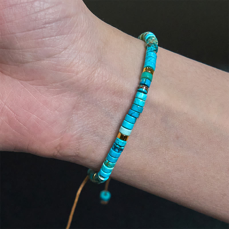 Imperial Jasper Spacer Bead Mindfulness Bracelet