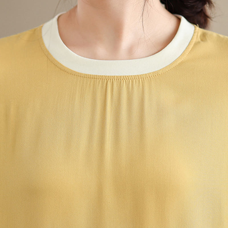 Minimalist Cotton Sleeveless Slit Meditation Midi Dress