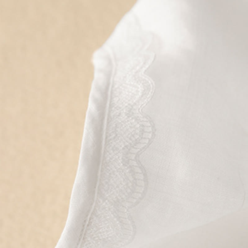 Breathable Cotton Linen Minimalist Daily Grounding Midi Dress