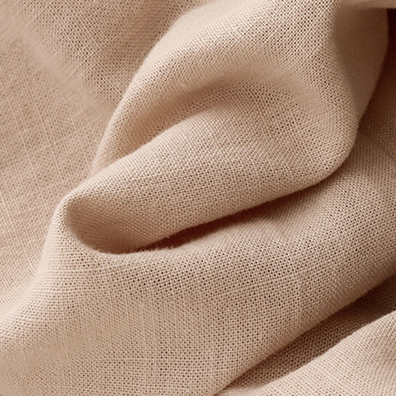 Breathable Cotton Wide-Leg Meditation Pants with Pockets
