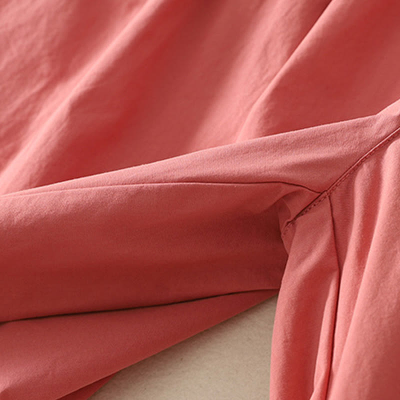 Breathable Cotton Straight-Leg Mindful Movement Pants