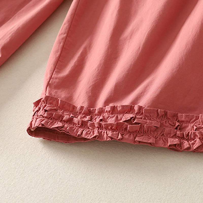 Breathable Cotton Straight-Leg Mindful Movement Pants