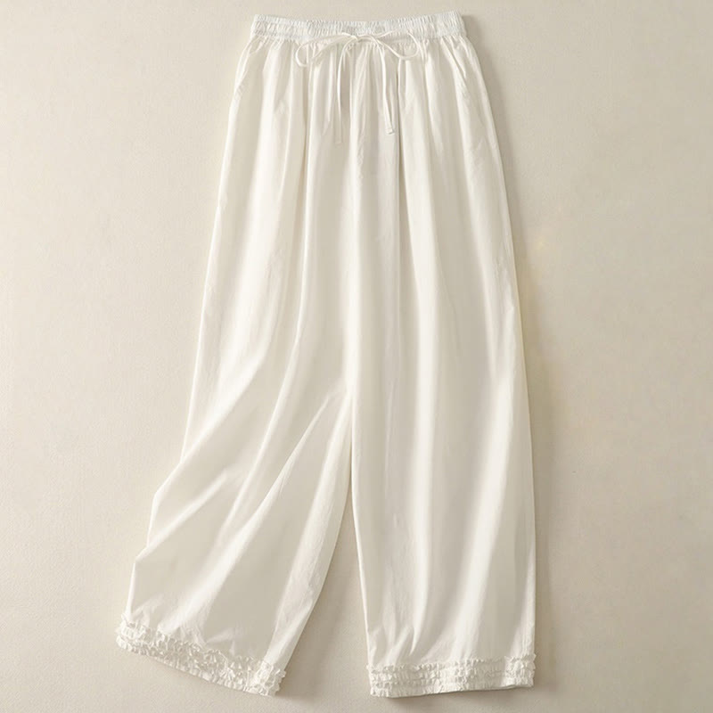 Breathable Cotton Straight-Leg Mindful Movement Pants