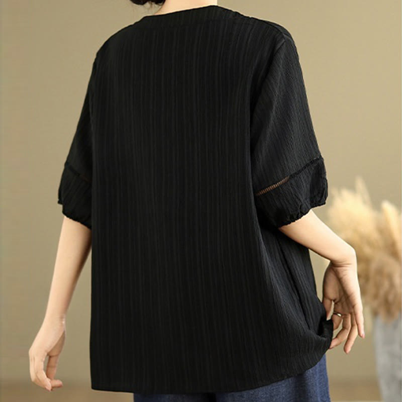 Lightweight Breathable V-Neck Mindful Lounge Shirt