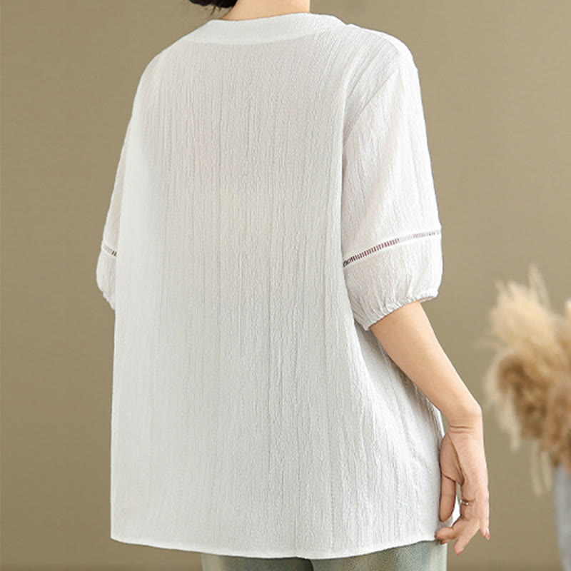 Lightweight Breathable V-Neck Mindful Lounge Shirt