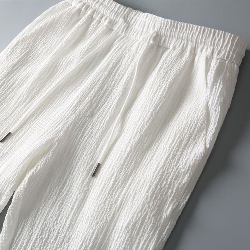 Textured Crinkle Relaxed-Fit Mindful Meditation Set