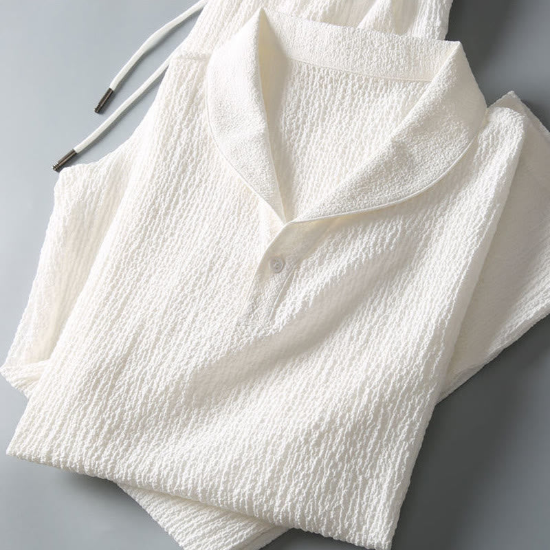 Textured Crinkle Relaxed-Fit Mindful Meditation Set