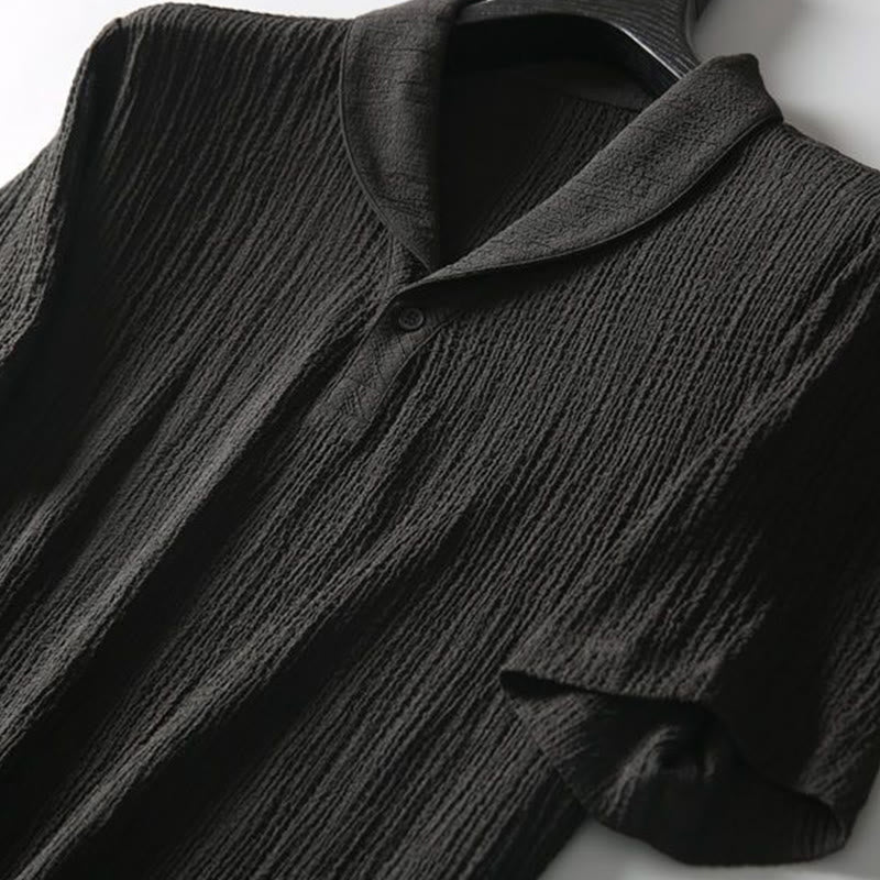 Textured Crinkle Relaxed-Fit Mindful Meditation Set