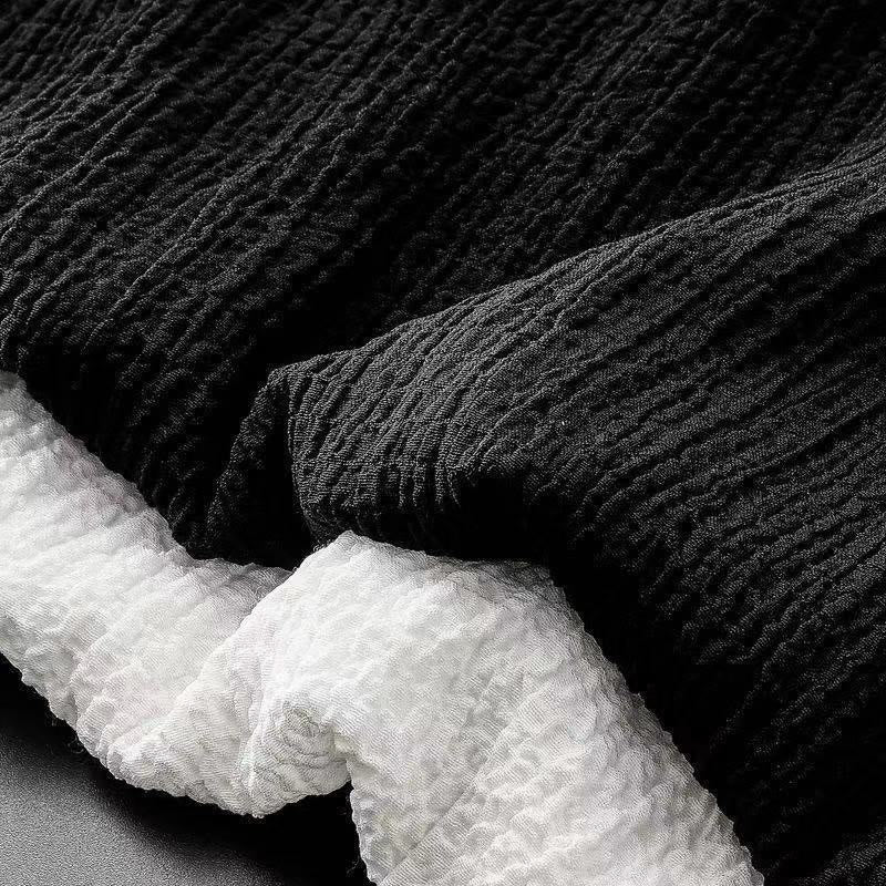 Textured Crinkle Relaxed-Fit Mindful Meditation Set