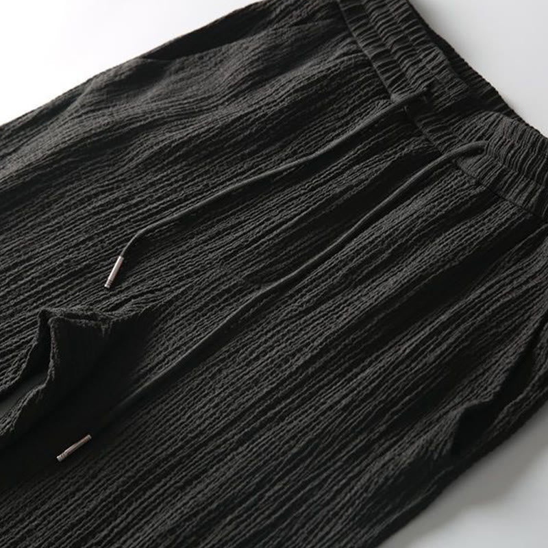 Textured Crinkle Relaxed-Fit Mindful Meditation Set