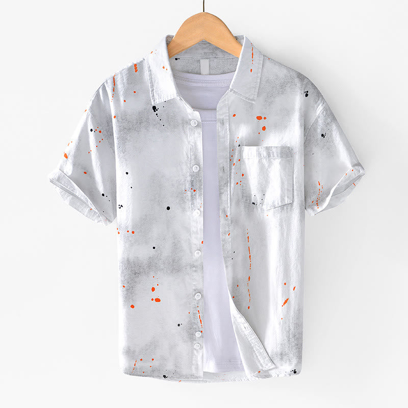 Lightweight Cotton Stand-Collar Mindful Living Shirt