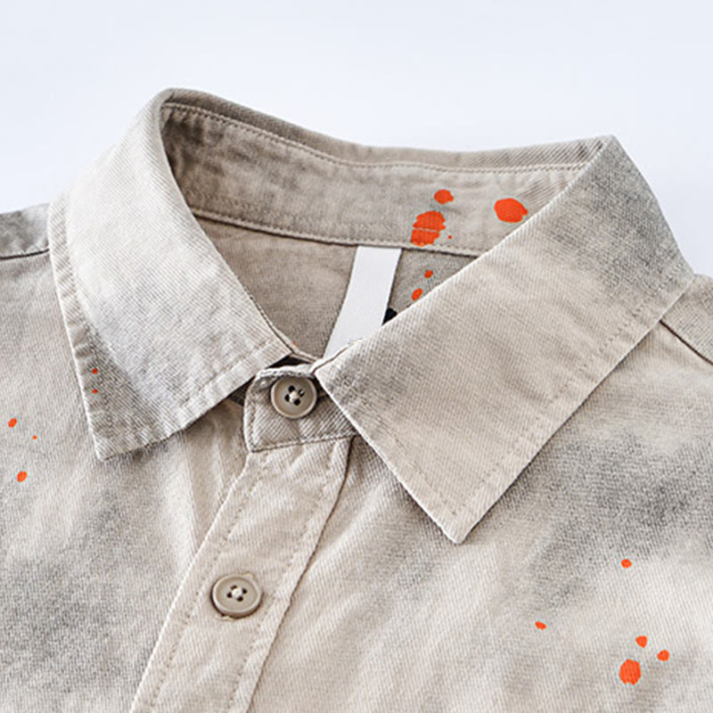 Lightweight Cotton Stand-Collar Mindful Living Shirt