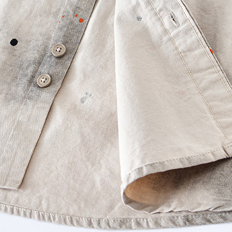 Lightweight Cotton Stand-Collar Mindful Living Shirt
