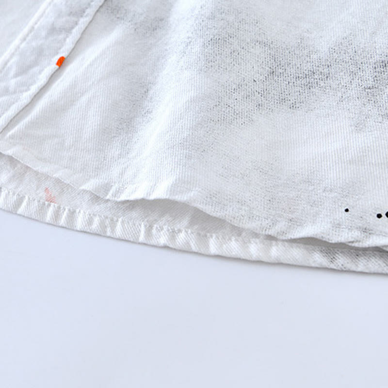 Lightweight Cotton Stand-Collar Mindful Living Shirt