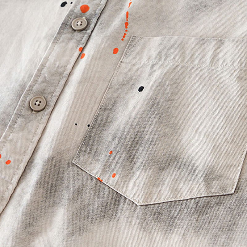Lightweight Cotton Stand-Collar Mindful Living Shirt