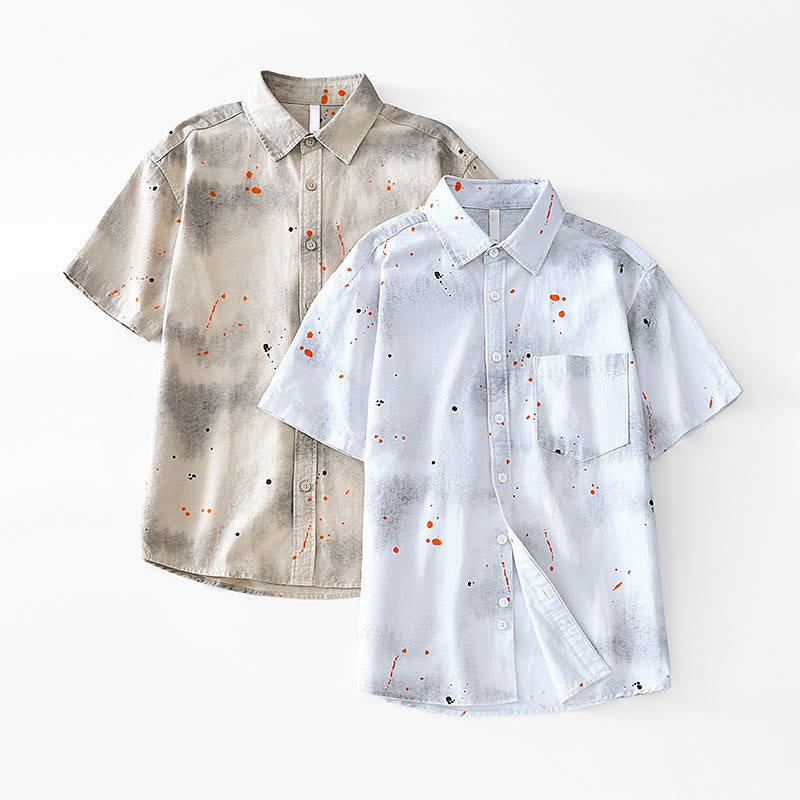 Lightweight Cotton Stand-Collar Mindful Living Shirt