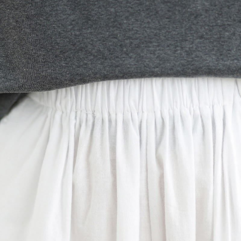 Breathable Cotton Elastic Waist Meditation Bloomer Pants