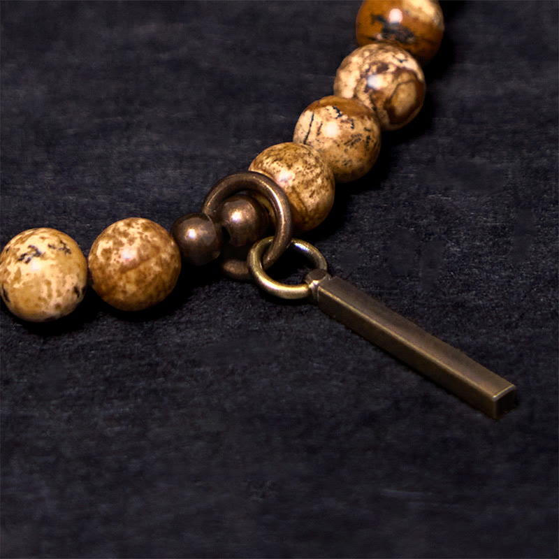 Distressed Design Textured Copper Minimalist Grounding Bracelet