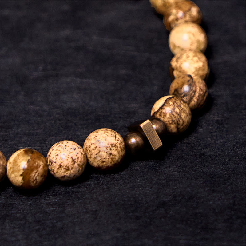 Distressed Design Textured Copper Minimalist Grounding Bracelet