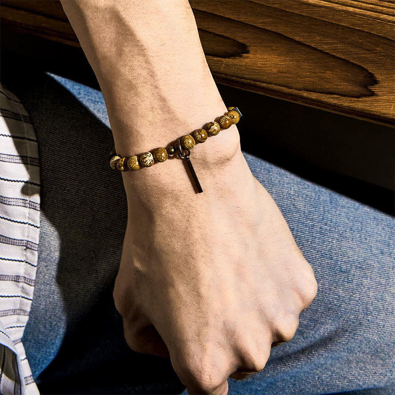 Distressed Design Textured Copper Minimalist Grounding Bracelet