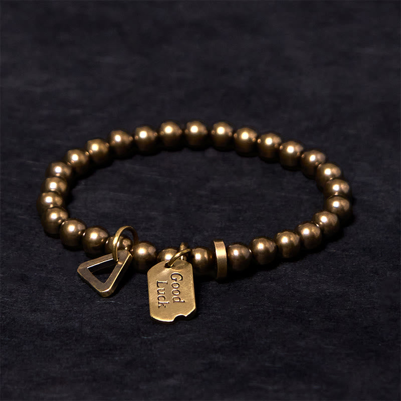 Retro Pure Copper Brass Luck Bracelet