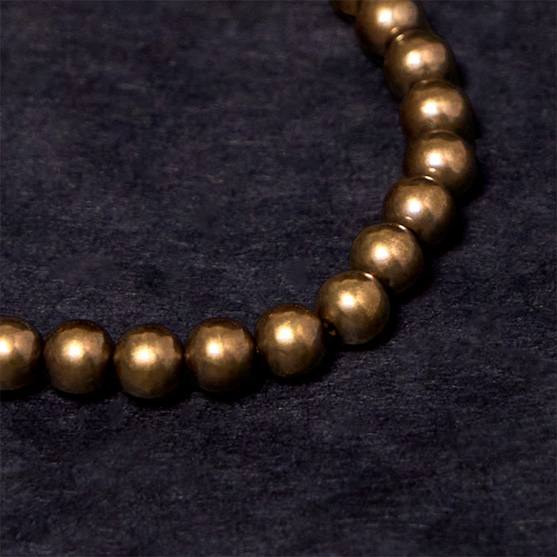 "Wishing You Good Luck Always" Pure Copper Brass Bracelet Includes Gift Message Card