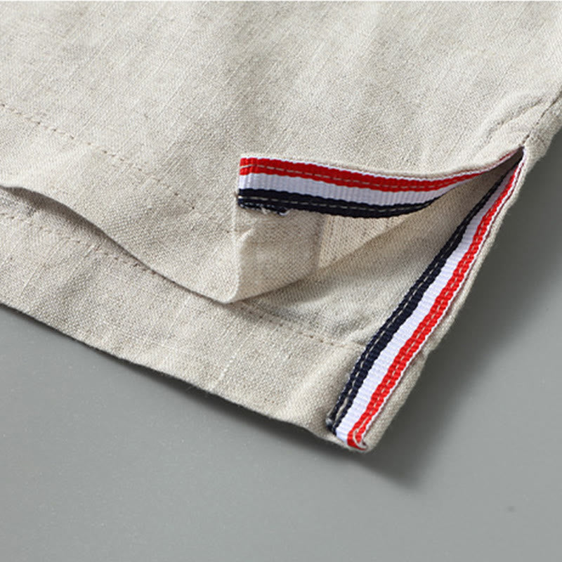 Linen Side-Slit Minimalist Meditation Vest