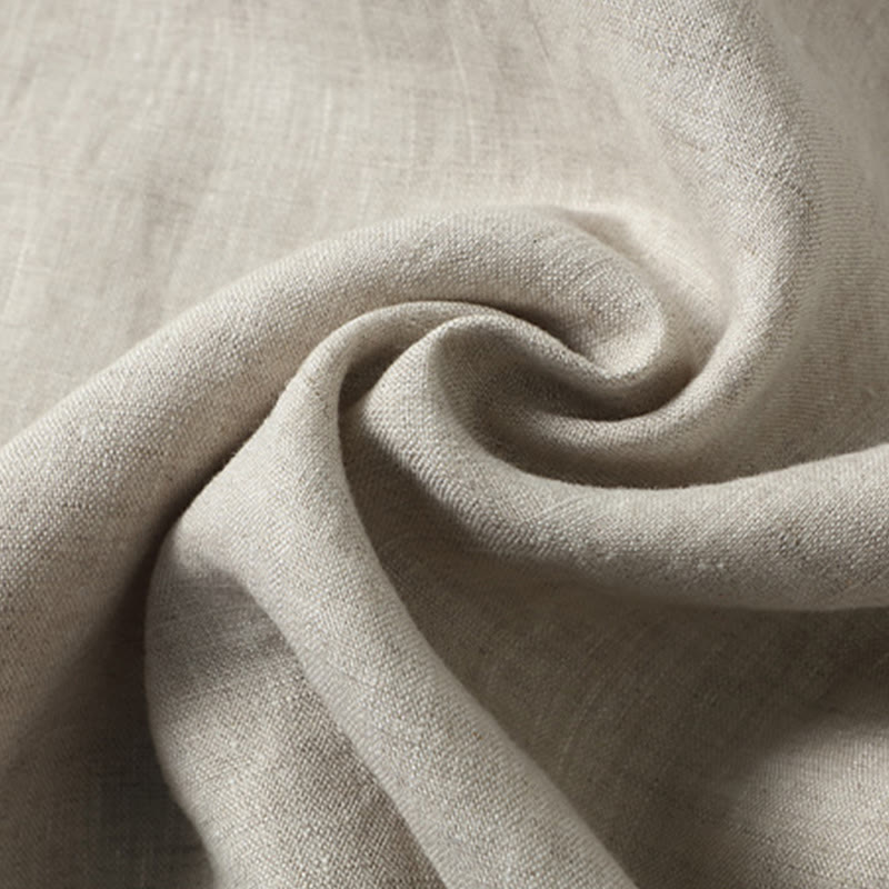 Linen Side-Slit Minimalist Meditation Vest