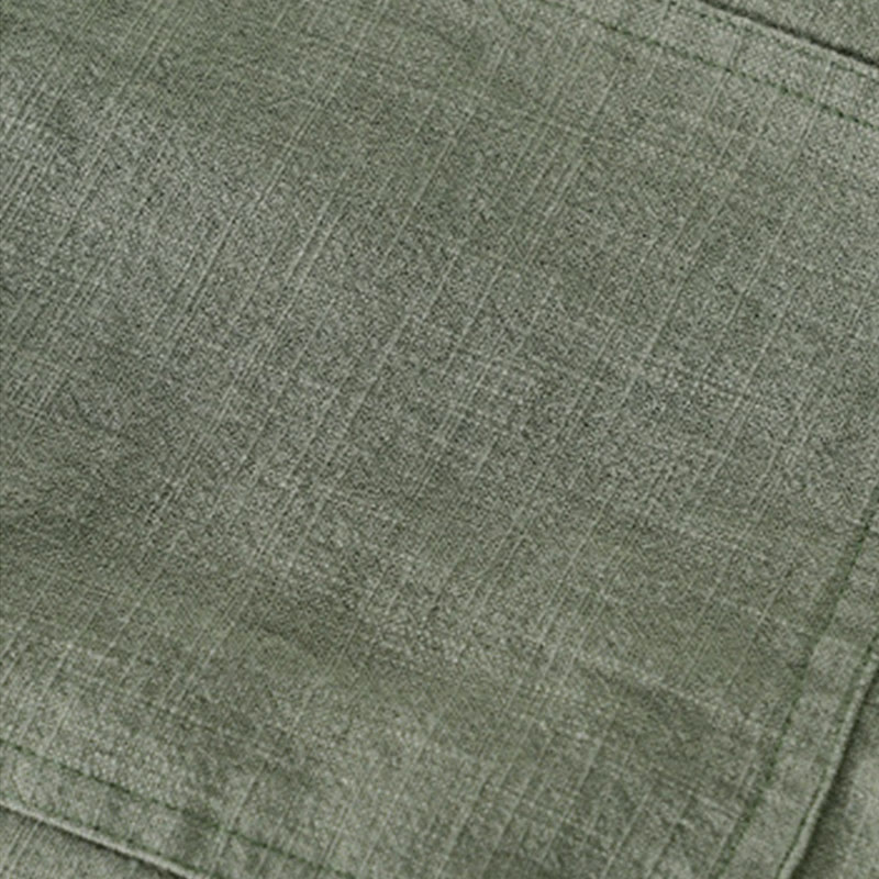 Cotton Linen Lightweight Relaxed Collar Men's Meditation Shirt