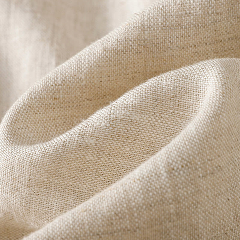 Breathable Cotton Drawstring Meditation Wide Leg Pants