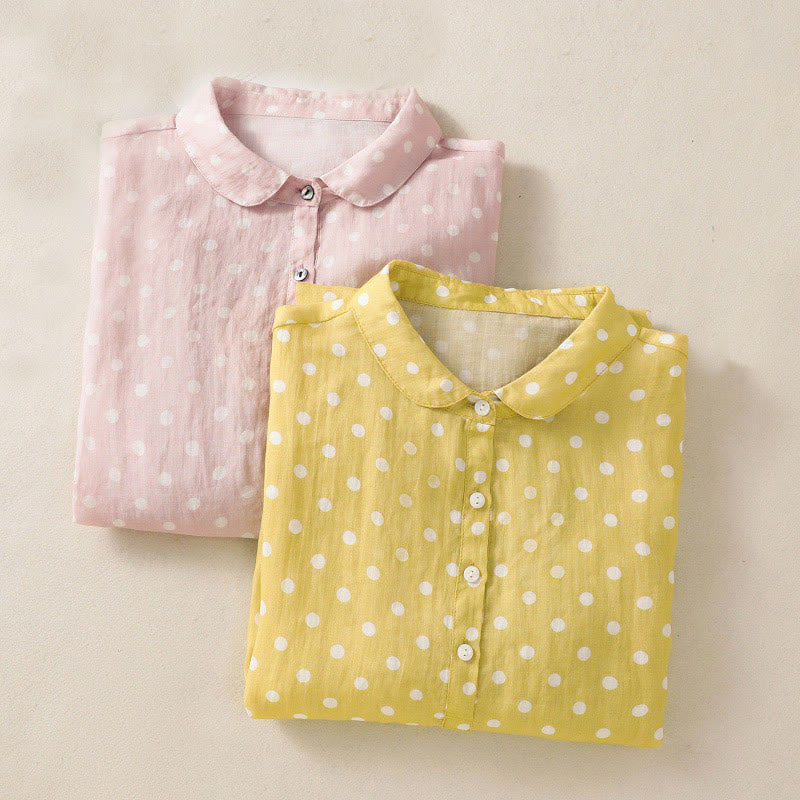 Polka Dot Stand Collar Midi Dress for Mindful Daily Movement