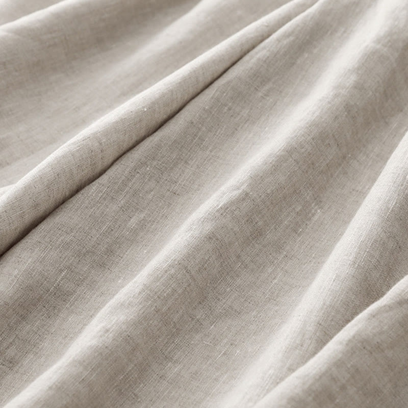 Summer Elastic Waist Women's Capri Cropped Wide Leg Pants With Pockets