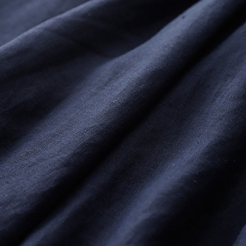 Summer Elastic Waist Women's Capri Cropped Wide Leg Pants With Pockets