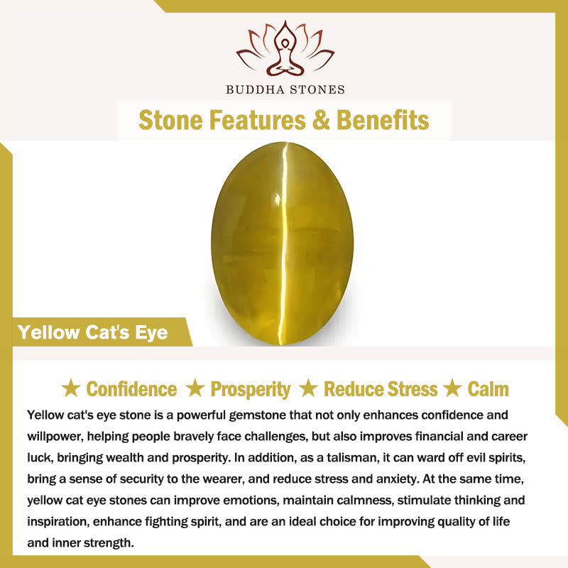 Yellow Cat's Eye Stone Pearl Gourd Prosperity Bracelet