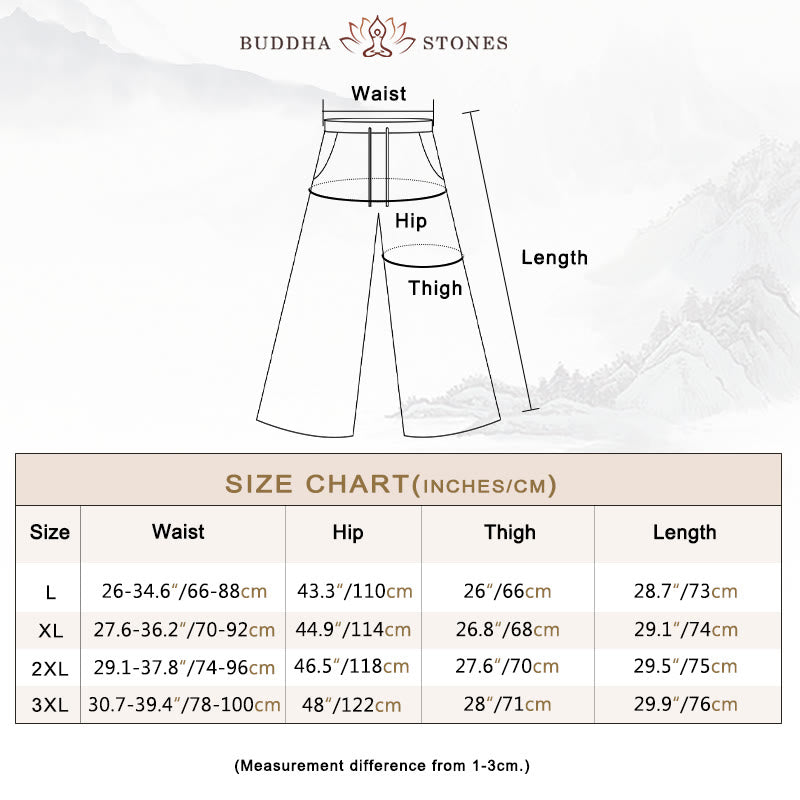 Plain Color 7-8 Length Capri Cropped Pants Cotton Linen Women's Wide Leg Pants With Pockets