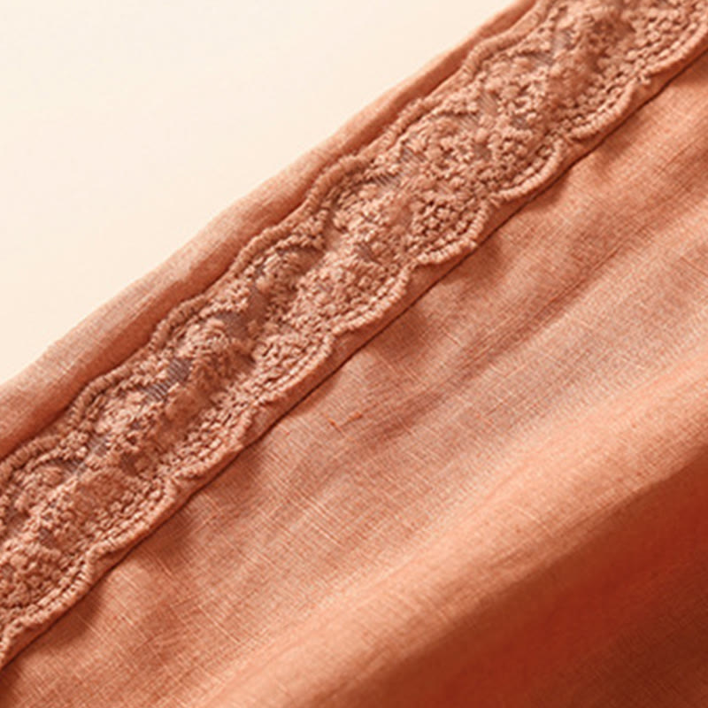 Breathable Cotton Linen Cropped Meditation Harem Pants