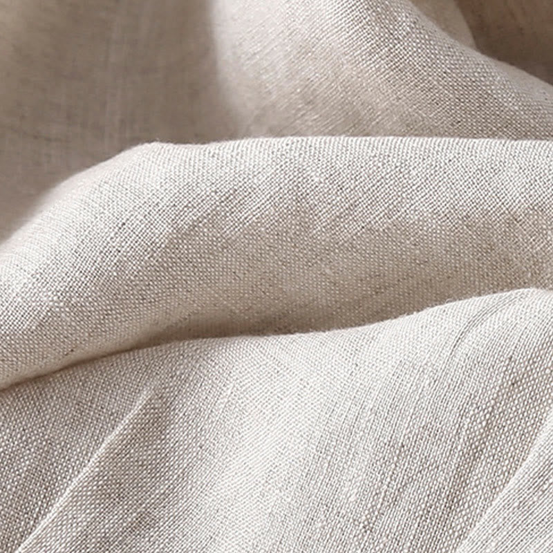 Breathable Cotton Linen Cropped Meditation Harem Pants