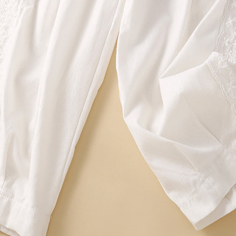 Breathable Cotton Linen Cropped Meditation Harem Pants