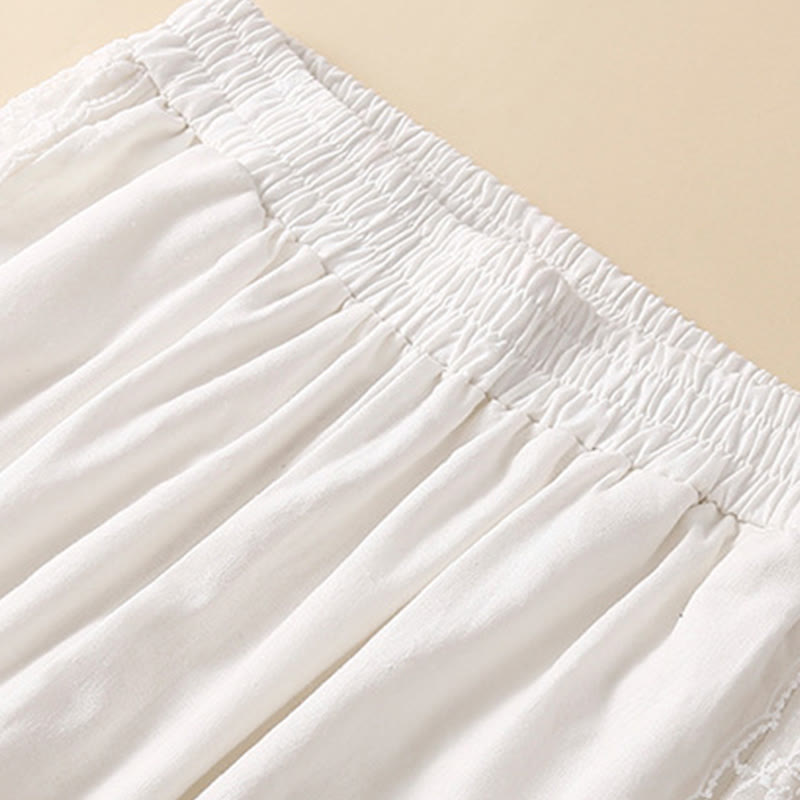 Breathable Cotton Linen Cropped Meditation Harem Pants