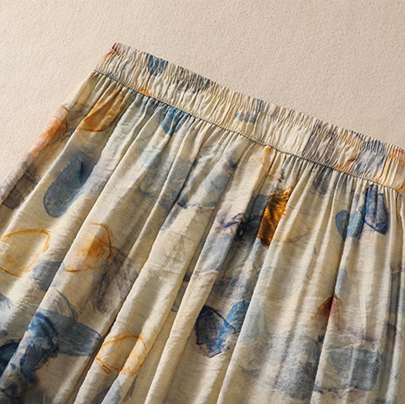 Botanical Print Harem Mindful Movement Pants