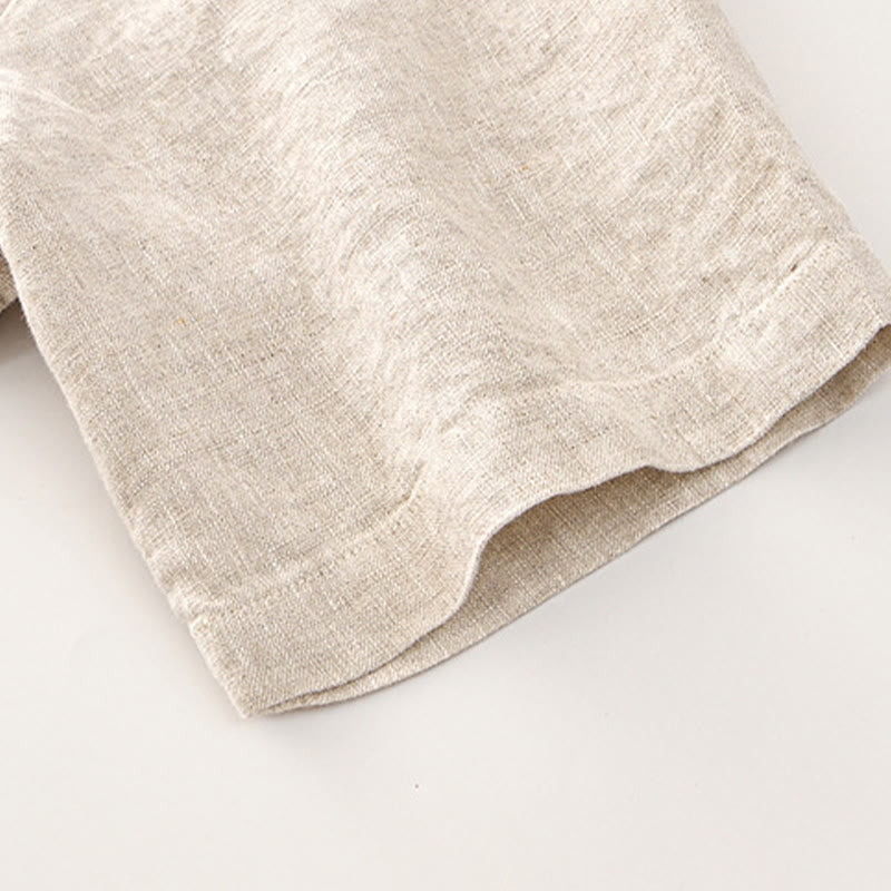Men's Breathable Linen Minimalist Grounding Shirt