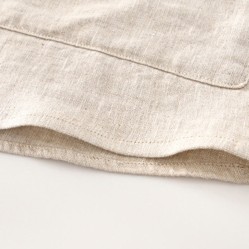 Men's Breathable Linen Minimalist Grounding Shirt