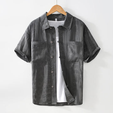 Breathable Lyocell Minimalist Mindful Commute Shirt