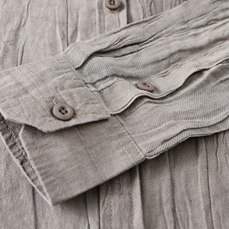 Ramie Lyocell Breathable Long Sleeve Grounding Shirt