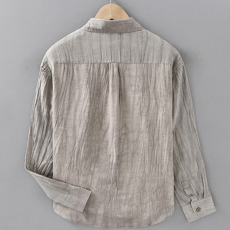 Ramie Lyocell Breathable Long Sleeve Grounding Shirt