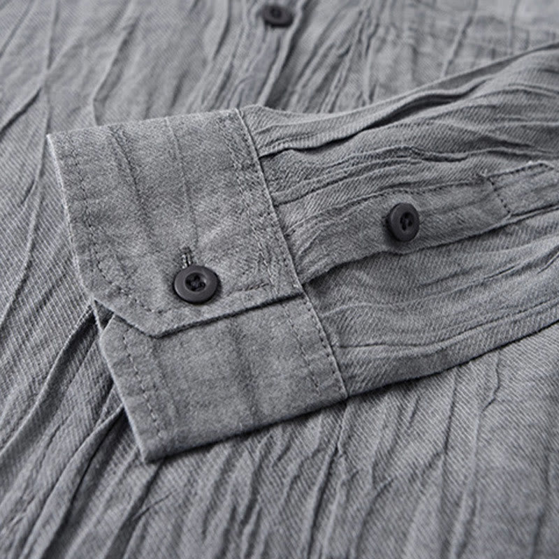 Ramie Lyocell Breathable Long Sleeve Grounding Shirt