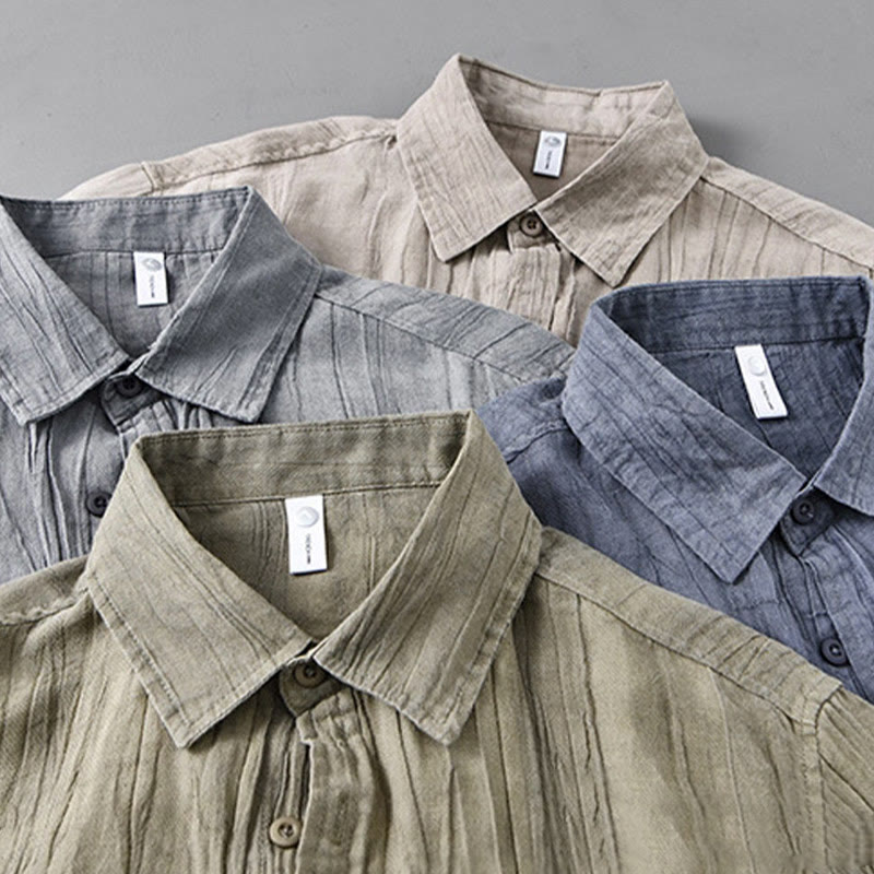 Ramie Lyocell Breathable Long Sleeve Grounding Shirt