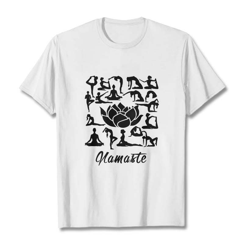 Breathable Cotton Lotus Alignment Meditation T-Shirt