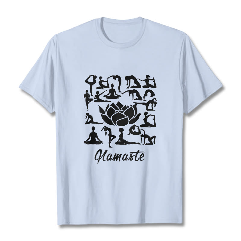 Breathable Cotton Lotus Alignment Meditation T-Shirt
